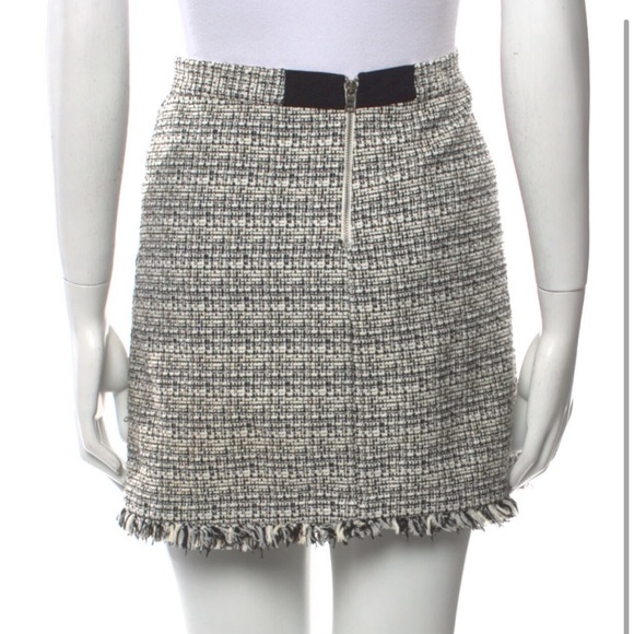 Alice + Oliva Tweed Pattern Mini Skirt - Picture 3 of 8